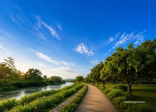 The Reserve by Kolte-Patil riverside walkway greens Sinhgad Road