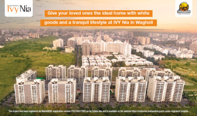 Give your loved ones the ideal home with white goods and a tranquil lifestyle at IVY Nia by Kolte Patil in Wagholi, Pune