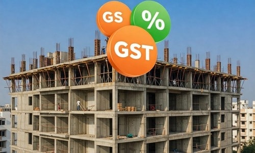 Under-construction residential flat in India showing GST tax implication