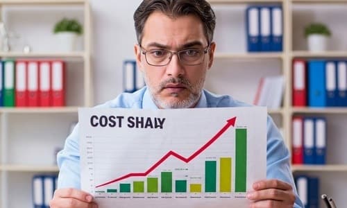 Homebuyer analyzing rising home costs impacted by GST on property