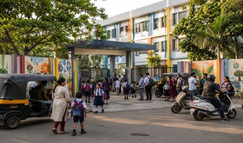 School and social infrastructure near Vadgaon Budruk Sinhagad Road Pune