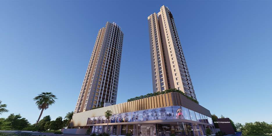 Vivere by Kolte-Patil Goregaon West twin towers with landscaped amenities and rooftop pool