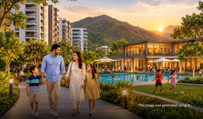 Family lifestyle in Sinhagad Road premium gated community