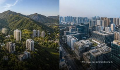 Sinhagad Road green hills vs Kharadi urban skyline
