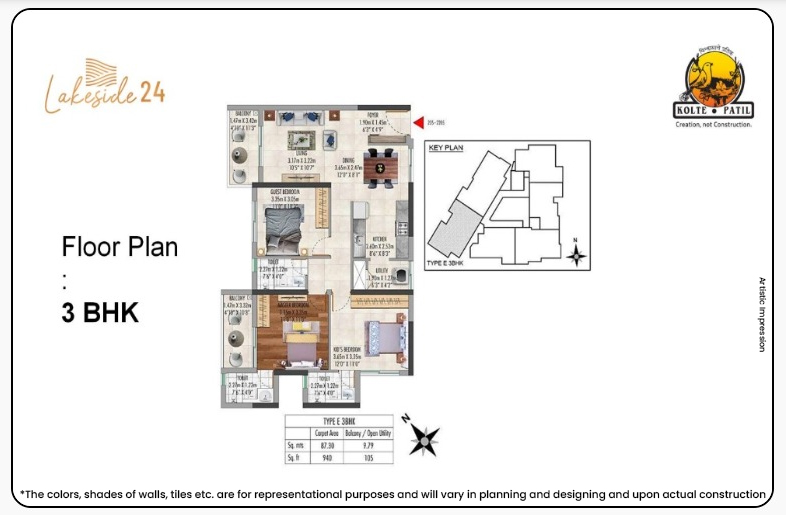 3BHK Plan